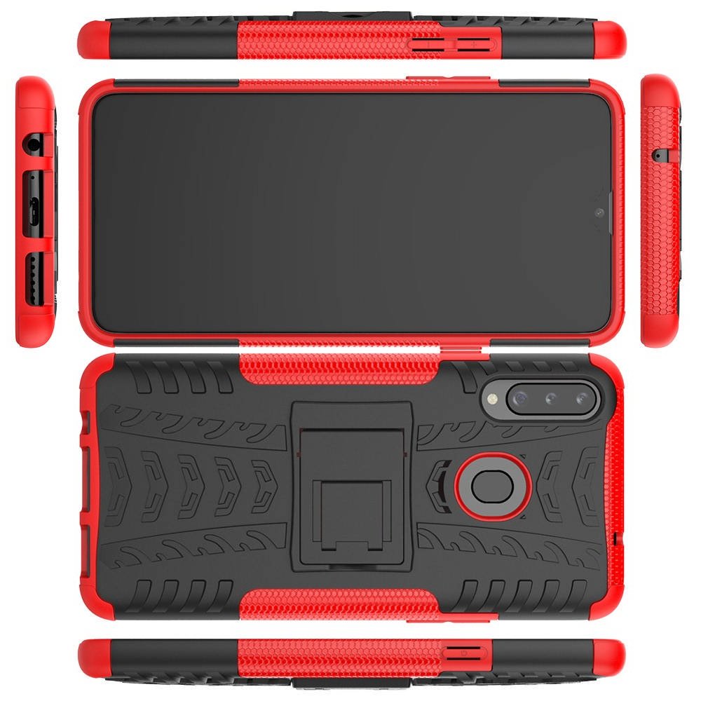 ONYX Противоударный бронированный чехол для Samsung Galaxy A20s - Красный