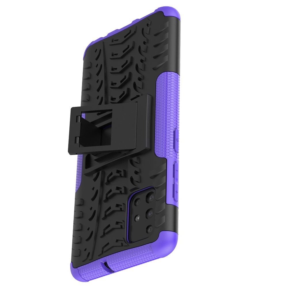 ONYX Противоударный бронированный чехол для Samsung Galaxy A51 - Фиолетовый