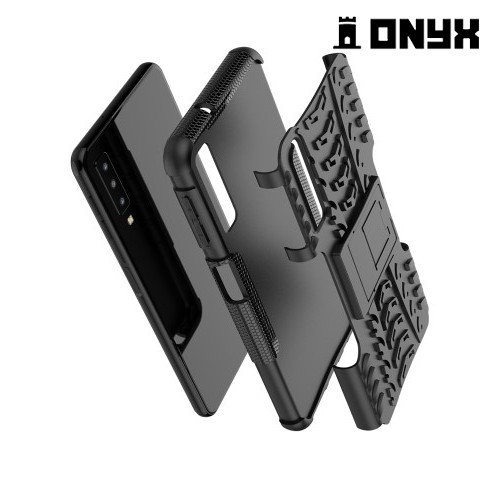 ONYX Противоударный бронированный чехол для Samsung Galaxy A7 2018 SM-A750F - Черный
