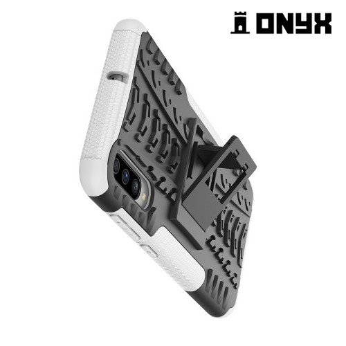 ONYX Противоударный бронированный чехол для Samsung Galaxy A70 - Белый