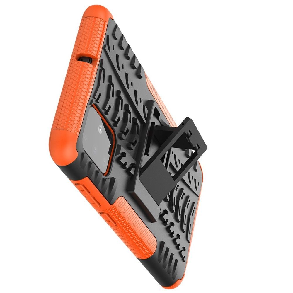ONYX Противоударный бронированный чехол для Samsung Galaxy A71 - Оранжевый