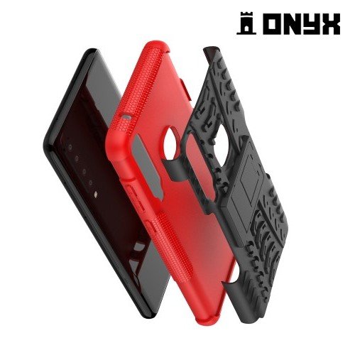 ONYX Противоударный бронированный чехол для Samsung Galaxy A9 2018 SM-A920F - Красный