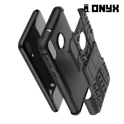 ONYX Противоударный бронированный чехол для Samsung Galaxy M20 - Черный