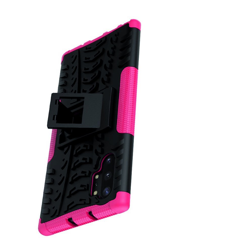 ONYX Противоударный бронированный чехол для Samsung Galaxy Note 10 Plus / 10+ - Розовый / Черный