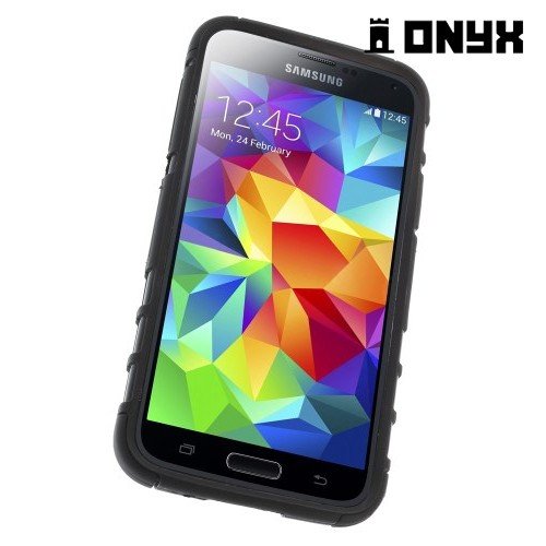 ONYX Противоударный бронированный чехол для Samsung Galaxy S5 mini - Черный