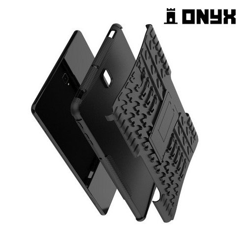 ONYX Противоударный бронированный чехол для Samsung Galaxy Tab S4 10.5 SM-T830 SM-T835 - Черный