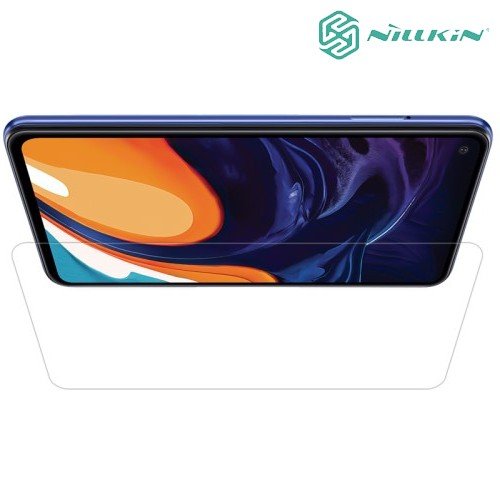 Противоударное закаленное олеофобное защитное стекло на Samsung Galaxy A60 Nillkin Amazing H+PRO