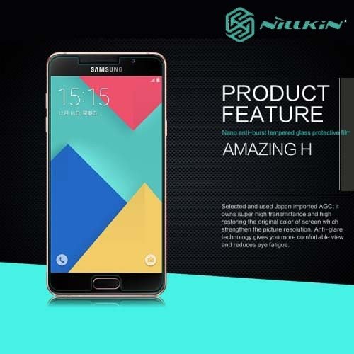 Противоударное закаленное стекло на Samsung Galaxy A5 2016 SM-A510F Nillkin Amazing 9H