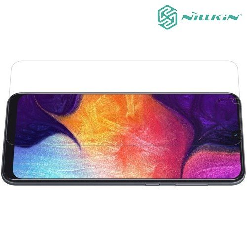 Противоударное закаленное стекло на Samsung Galaxy A50 / A30 / A20 / M30 Nillkin Amazing 9H