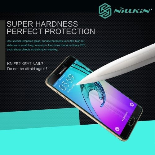 Противоударное закаленное стекло на Samsung Galaxy A7 2016 SM-A710F Nillkin Amazing 9H