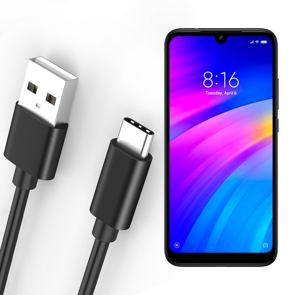 Провод кабель для Xiaomi Redmi 7 зарядки подключения к компьютеру