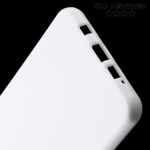 Силиконовый чехол для Samsung Galaxy A7 2016 SM-A710F - Глянцевый Белый