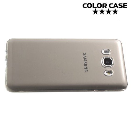 Силиконовый чехол для Samsung Galaxy J5 2016 SM-J510 - Глянцевый Серый