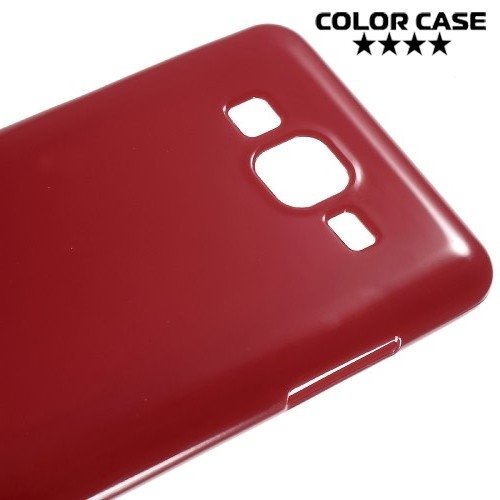 Силиконовый чехол для Samsung Galaxy On5 - Глянцевый Красный