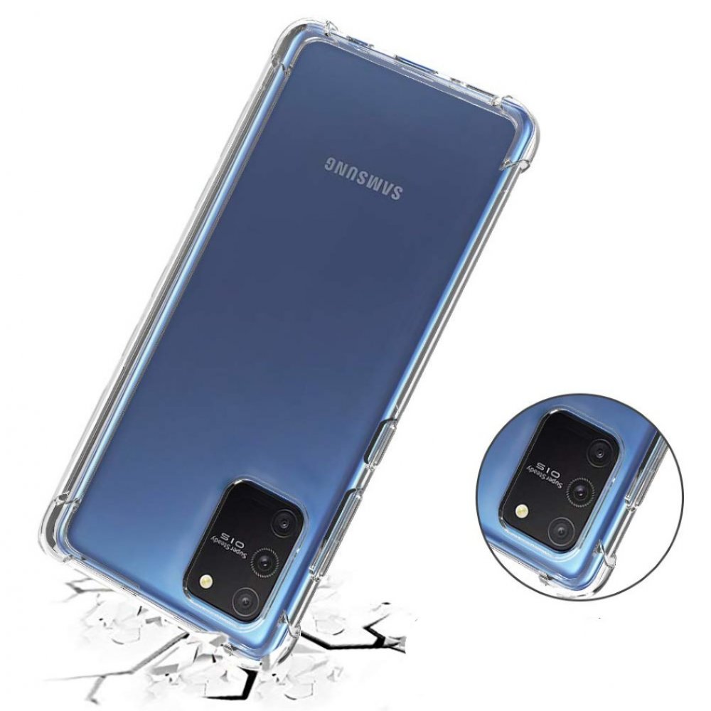 Spectrum Силиконовый противоударный прозрачный чехол для Samsung Galaxy S10 Lite