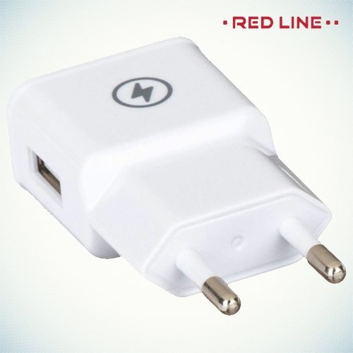 Универсальная зарядка 1А USB Red Line белая