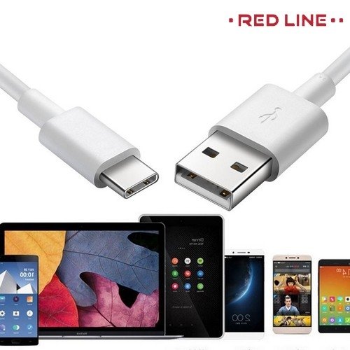 Red Line короткий кабель USB Type-C 20 см