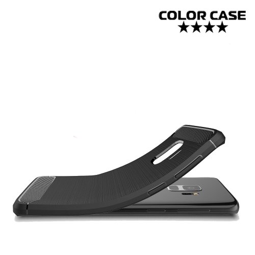 Carbon Силиконовый матовый чехол для Samsung Galaxy S9 - Коралловый