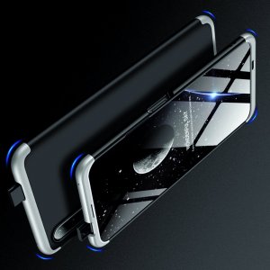 GKK 360 Пластиковый чехол с защитой дисплея для Huawei Honor 9X / 9X Premium Серебро / Черный
