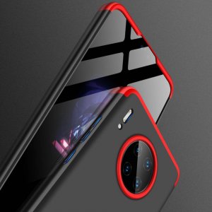 GKK 360 Пластиковый чехол с защитой дисплея для Huawei Mate 30 Красный / Черный