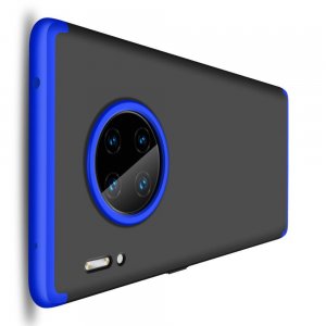 GKK 360 Пластиковый чехол с защитой дисплея для Huawei Mate 30 Pro Синий / Черный