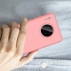 GKK 360 Пластиковый чехол с защитой дисплея для Huawei Mate 30 Светло-Розовый
