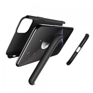 GKK 360 Пластиковый чехол с защитой дисплея для iPhone 11 Pro Черный