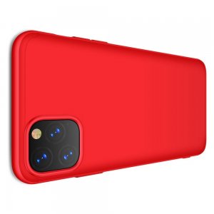 GKK 360 Пластиковый чехол с защитой дисплея для iPhone 11 Pro Max Красный