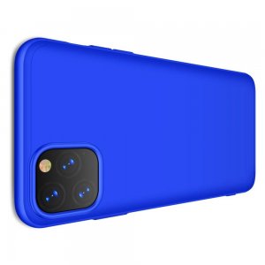 GKK 360 Пластиковый чехол с защитой дисплея для iPhone 11 Pro Max Синий