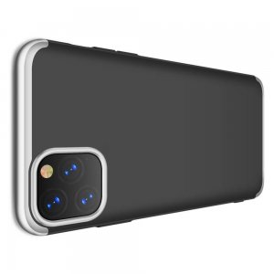 GKK 360 Пластиковый чехол с защитой дисплея для iPhone 11 Pro Серебряный