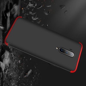 GKK 360 Пластиковый чехол с защитой дисплея для OnePlus 7T Pro Красный / Черный