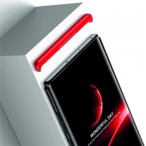 GKK 360 Пластиковый чехол с защитой дисплея для Samsung Galaxy Note 10 Красный / Черный