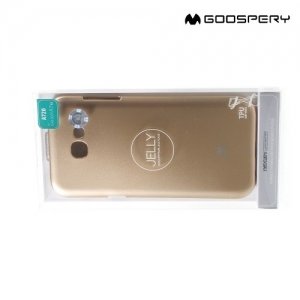 Goospery Jelly силиконовый чехол для Samsung Galaxy A7 2017 SM-A720F - Золотой