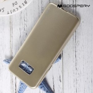 Goospery Jelly силиконовый чехол для Samsung Galaxy S8 - Золотой