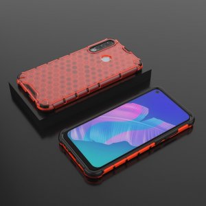 Honeycomb противоударный матовый чехол для Huawei P40 lite E - Красный
