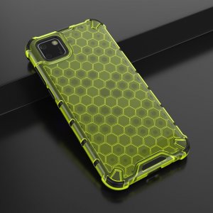 Honeycomb противоударный матовый чехол для Huawei Y5p / Honor 9S - Зеленый