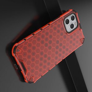 Honeycomb противоударный матовый чехол для iPhone 12 Pro 6.1 / Max 6.1 - Красный