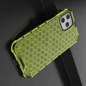 Honeycomb противоударный матовый чехол для iPhone 12 Pro 6.1 / Max 6.1 - Зеленый