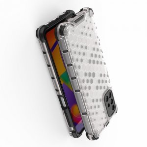 Honeycomb противоударный матовый чехол для Samsung Galaxy M31s - Серый