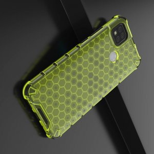 Honeycomb противоударный матовый чехол для Xiaomi Redmi 9C - Зеленый