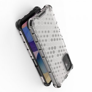Honeycomb противоударный матовый чехол для Xiaomi Redmi Note 10T / POCO M3 PRO - Серый