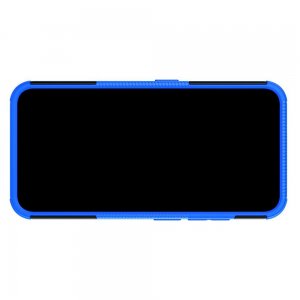 Hybrid Armor Ударопрочный чехол для Nokia 2.2 с подставкой - Синий