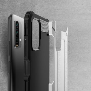 Hybrid двухкомпонентный противоударный чехол для Xiaomi Poco M3 - Синий
