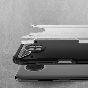 Hybrid двухкомпонентный противоударный чехол для Xiaomi Redmi Note 9T - Черный