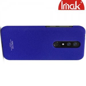 Imak Матовая пластиковая Кейс накладка для Nokia 4.2 Синий Ультратонкий с защитой кнопок и камеры