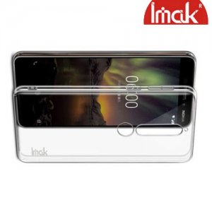IMAK Пластиковый прозрачный чехол для Nokia 6.1