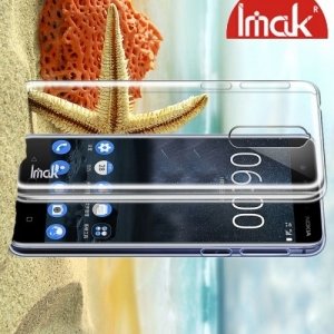 IMAK Пластиковый прозрачный чехол для Nokia 8
