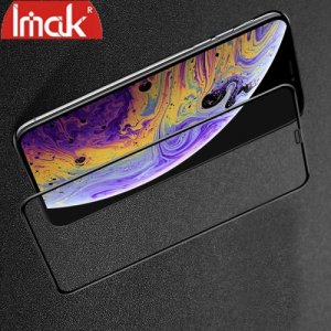 Imak Pro+ Full Glue Cover Защитное с полным клеем стекло для iPhone XS Max черное