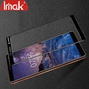 Imak Pro+ Full Glue Cover Защитное с полным клеем стекло для Nokia 7 Plus черное