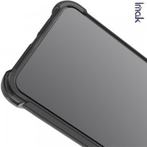 IMAK Shockproof силиконовый защитный чехол для Asus ROG Phone 3 ZS661KS черный и защитная пленка